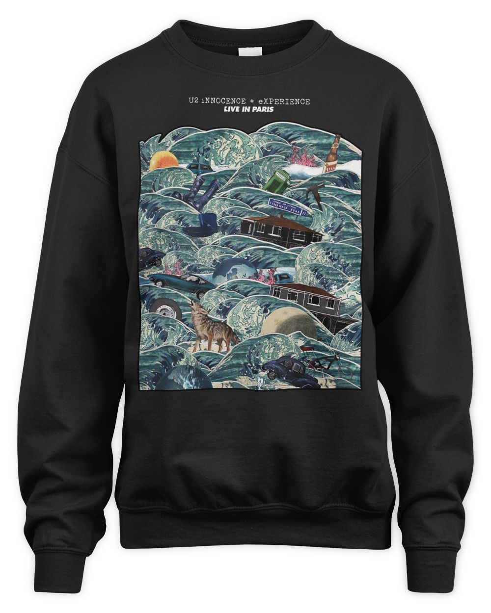U2 Merchandise IE Waves Shirt
