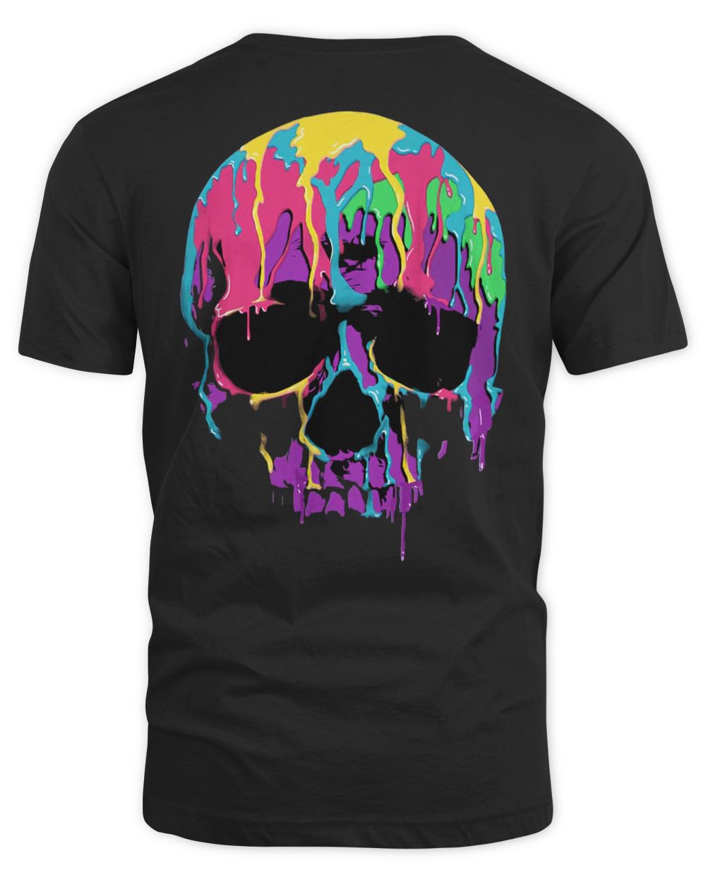 Sea World Parks Clothing Howl-O-Scream Neon Skull Shirt