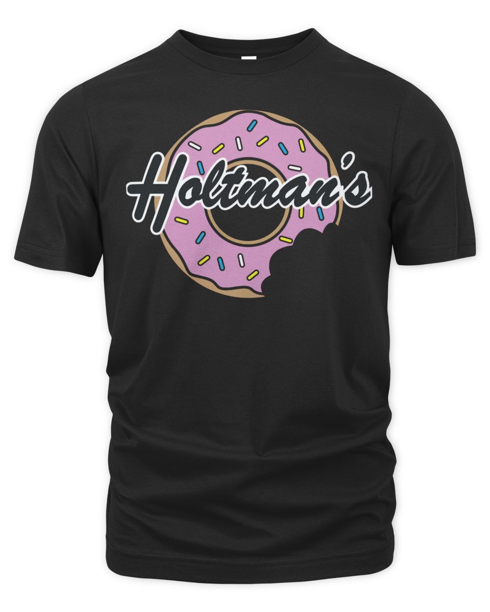 Cincy Shirts Holtman's Modern Donut Sign Shirt