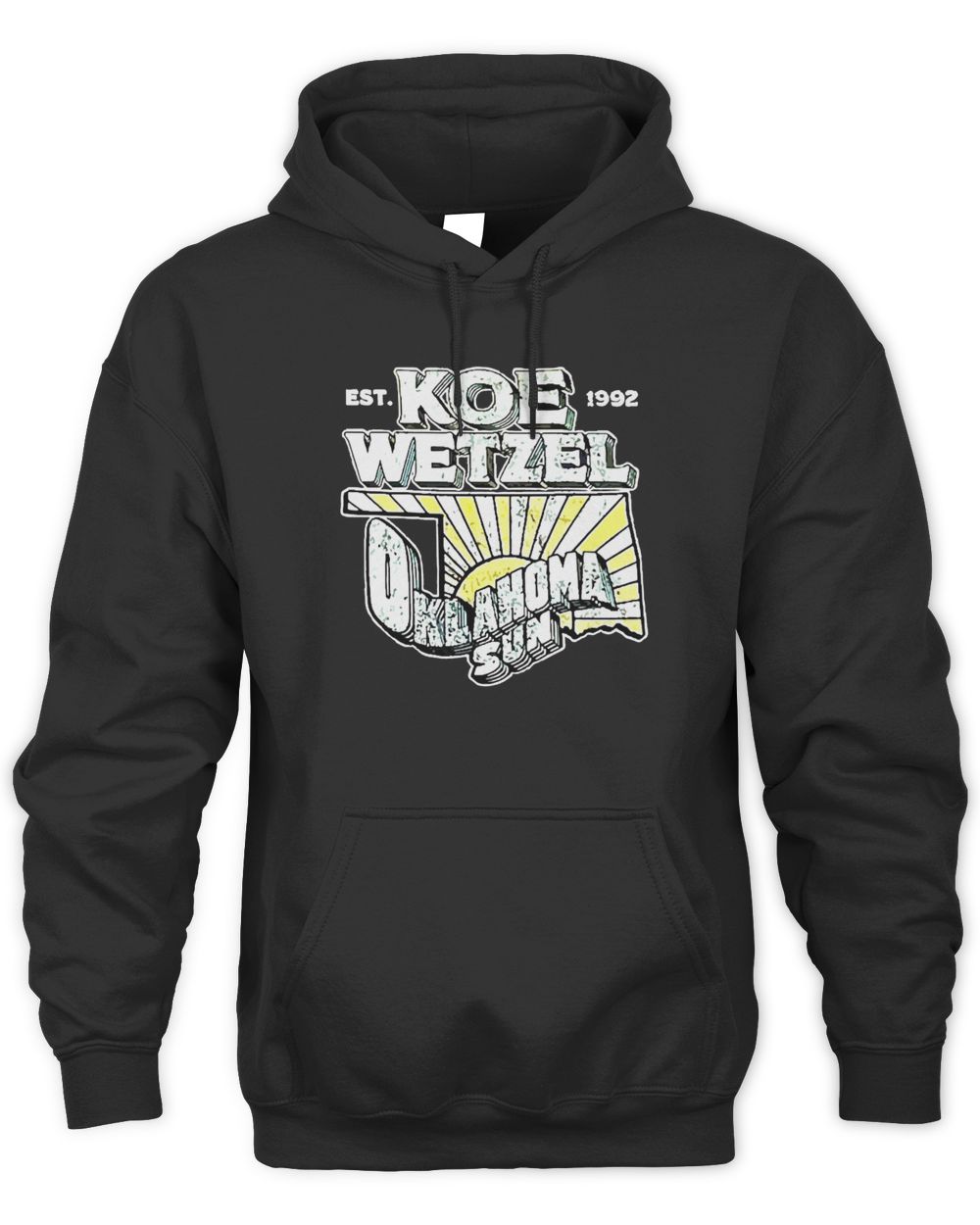 Koe Wetzel Merch Oklahoma Sun Shirt