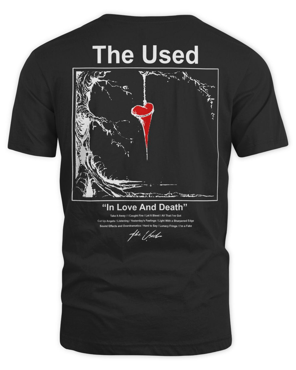 The Used Merch in Love and Death Shirt