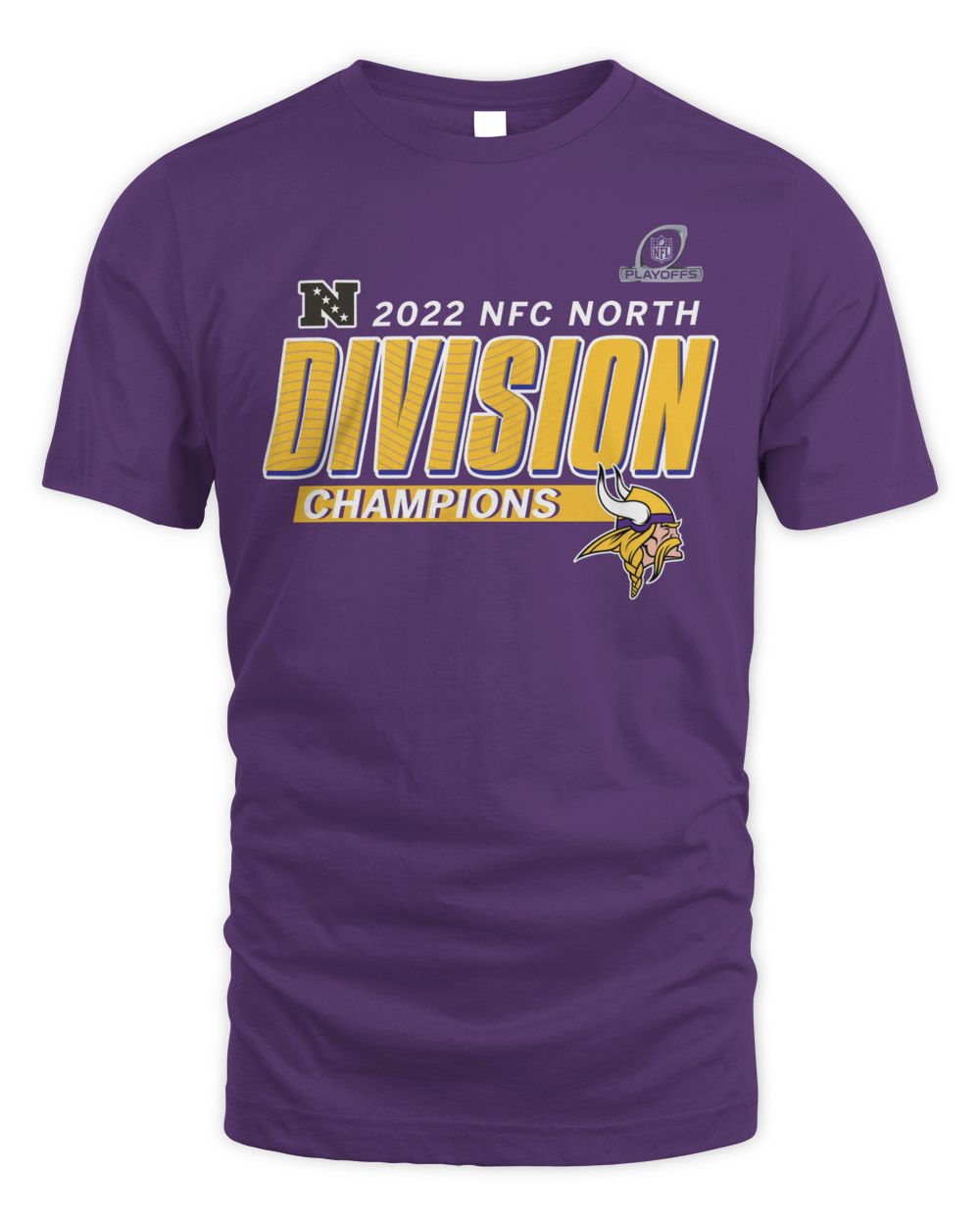 Vikings 2022 North Division Champions Big & Tall Divide & Conquer Shirt
