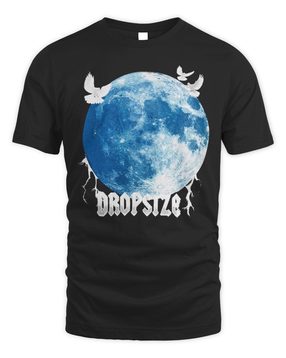 Dropsize Clothing Blue Moon Design Shirt