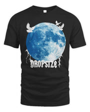 Dropsize Clothing Blue Moon Design Shirt