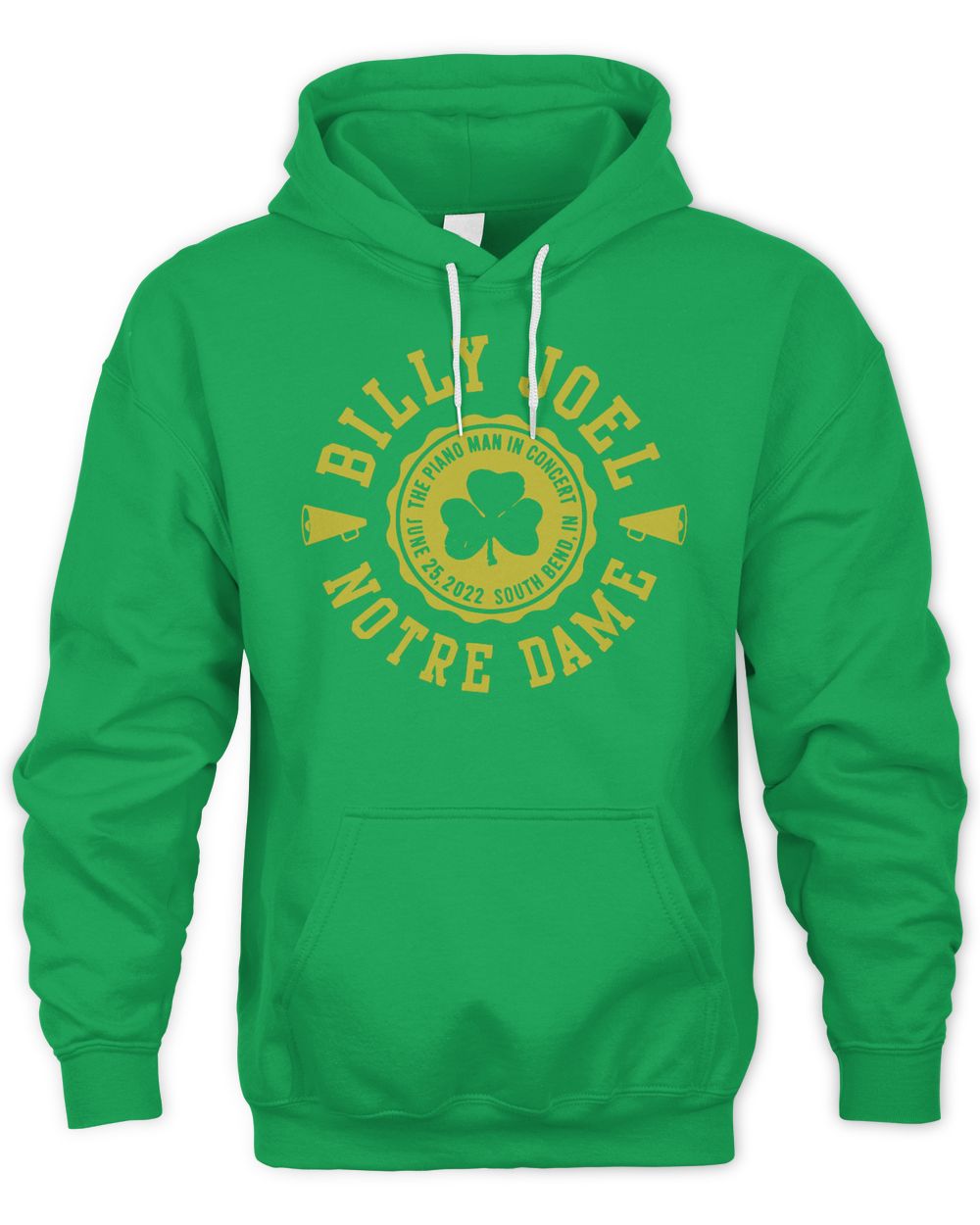 Billy Joel Merch Notre Dame Shamrock Shirt