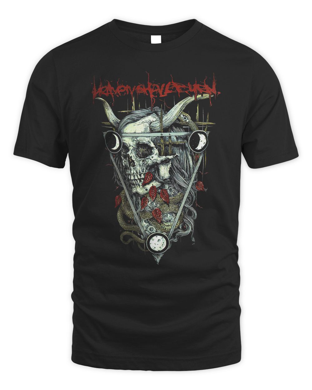 Heaven Shall Burn Merch Triangle Leaves Shirt
