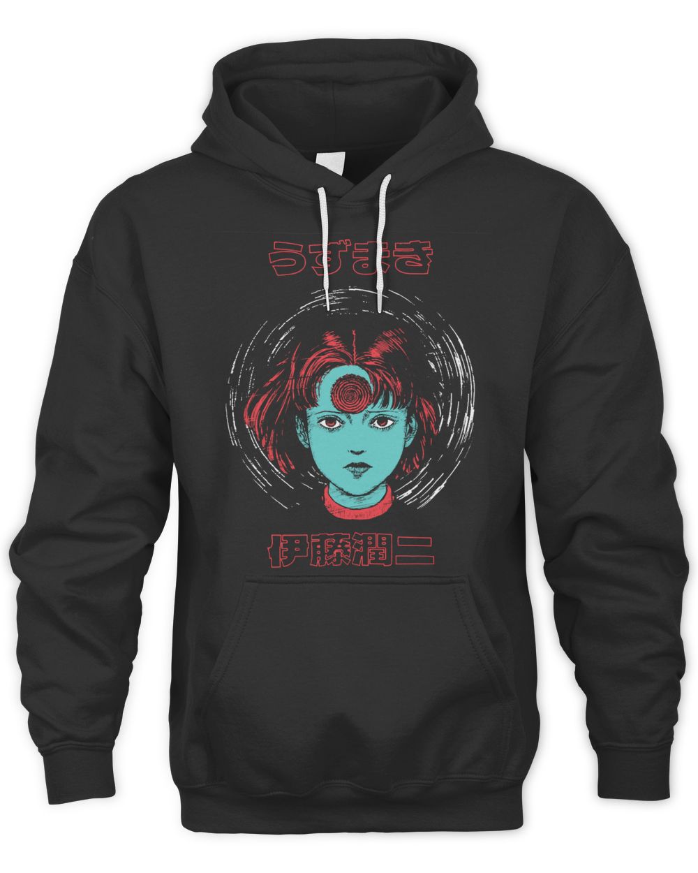Junji Ito Merch Spiral Head Shirt