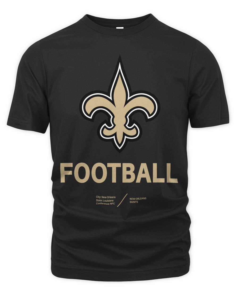 Saints Merch the Saints Sideline Infograph Performance Shirt