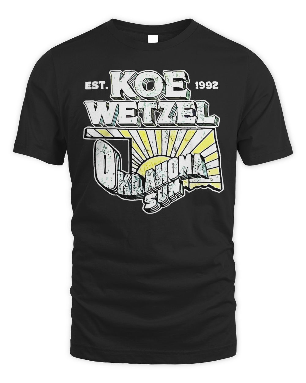 Koe Wetzel Merch Oklahoma Sun Shirt