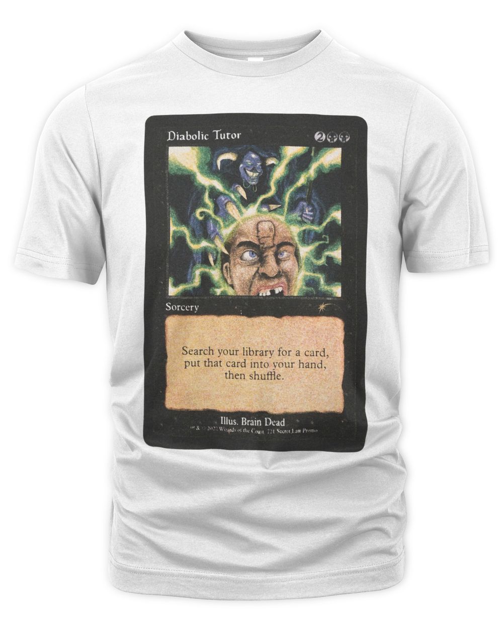 Brain Dead Clothing Brain Dead X Magic the Gathering Diabolic Tutor Shirt