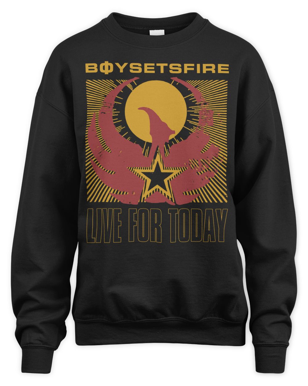 Boysetsfire Merch Live for Today With Tour Dates Shirt