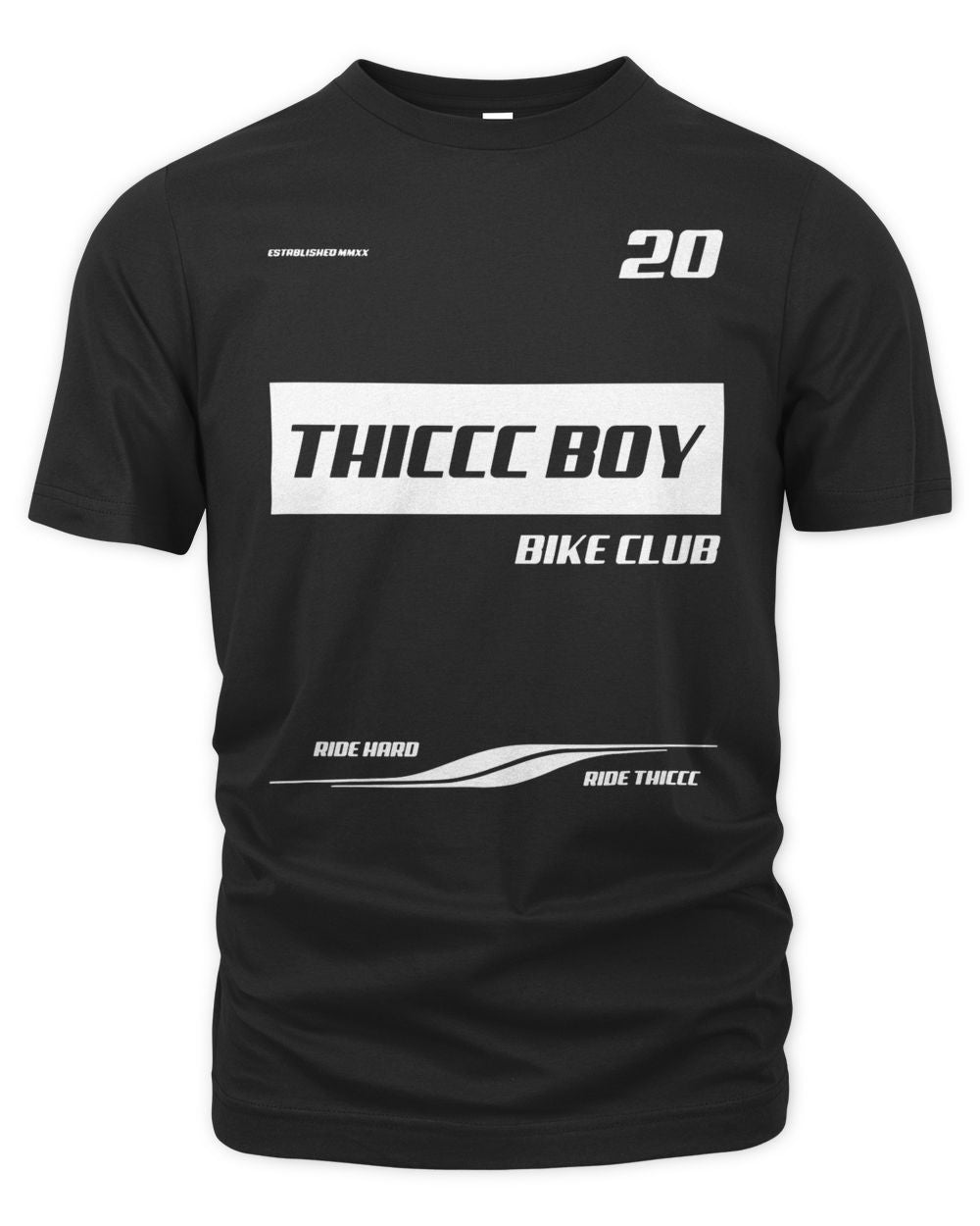 Thiccc Boy Merch Bike Club T-Shirt