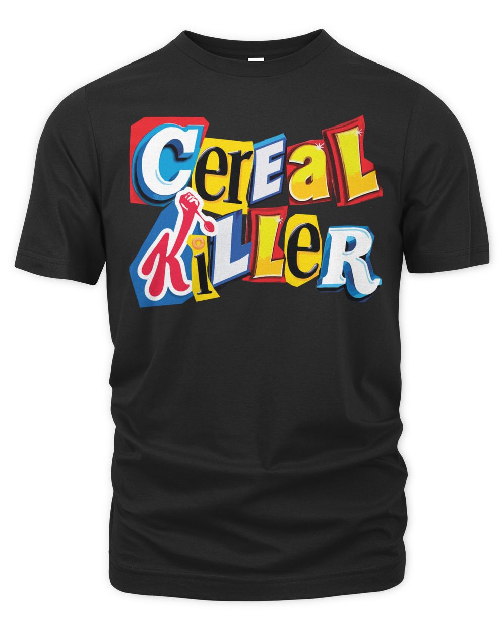 Cereal Killer Ransom Note Shirt