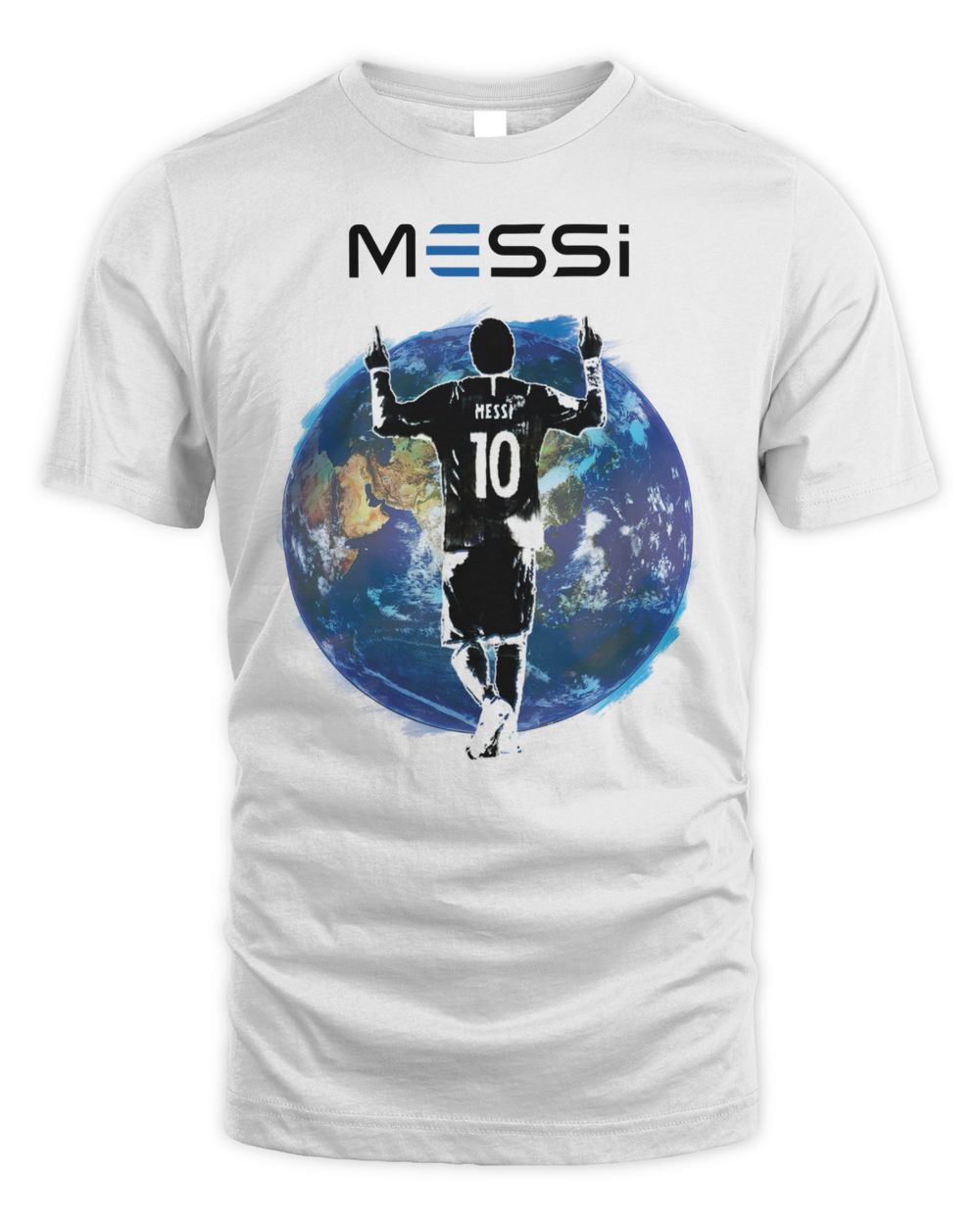Messi Merch World Messi Silhouette Shirt