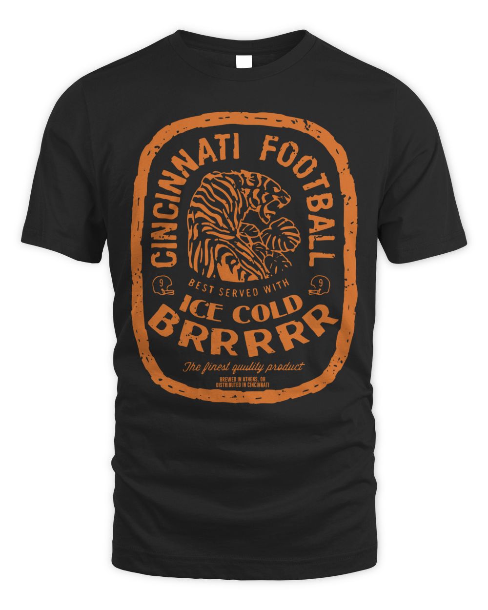 Cincy Shirts Cincinnati Football Ice Cold Brrrrr Shirt