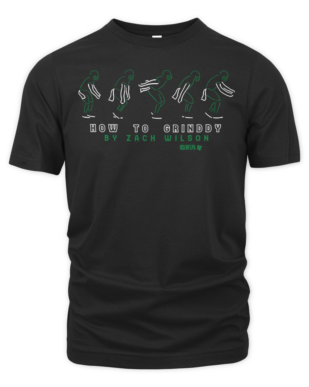 Zach Wilson Neon Griddy Shirt