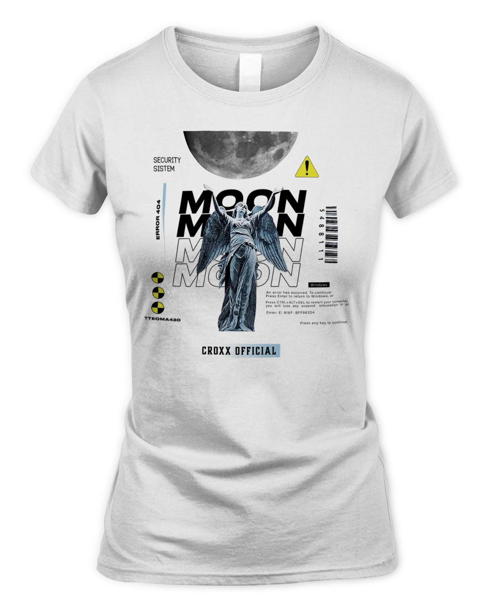 Techwear On Clothing Dark Angel Sculpture Shirt