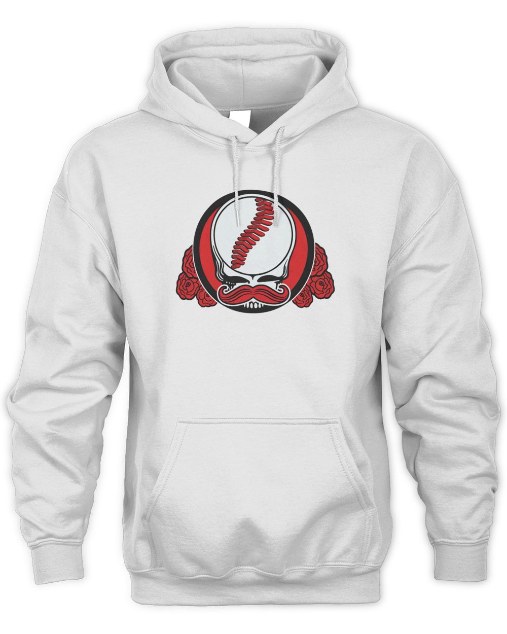 Cincy Shirts Mr. Dead Red - Grateful Dead Cincy Baseball Shirt