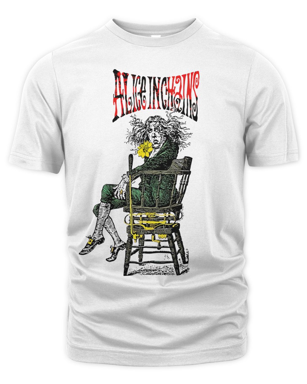 Alice in Chains Merch Angry Chair Shirt