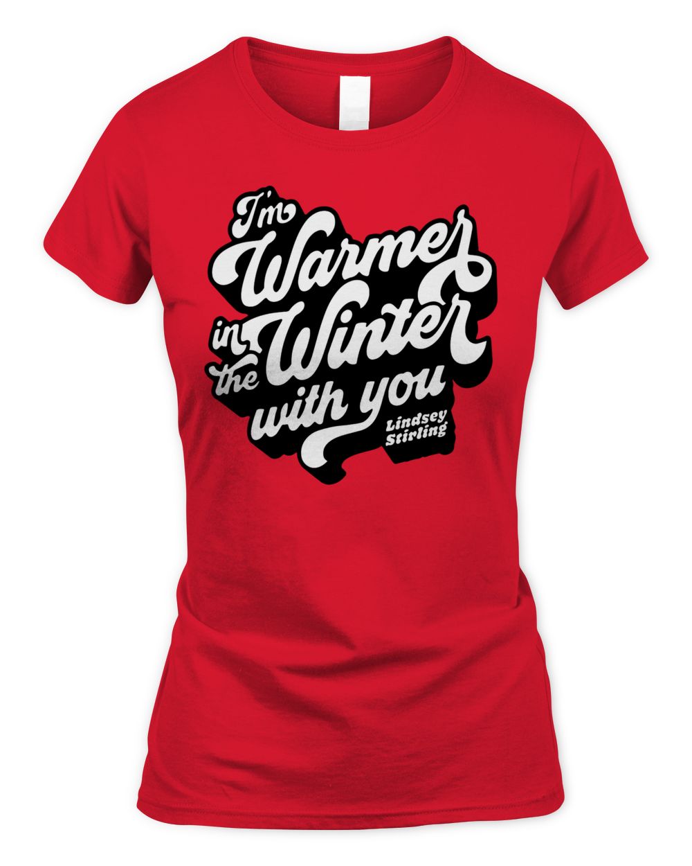 Lindsey Stirling Merch Retro Warmer Script Shirt