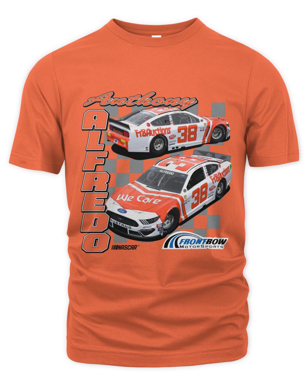 Anthony Alfredo Checkered Flag FR8 Throwback 1-Spot Graphic Shirt