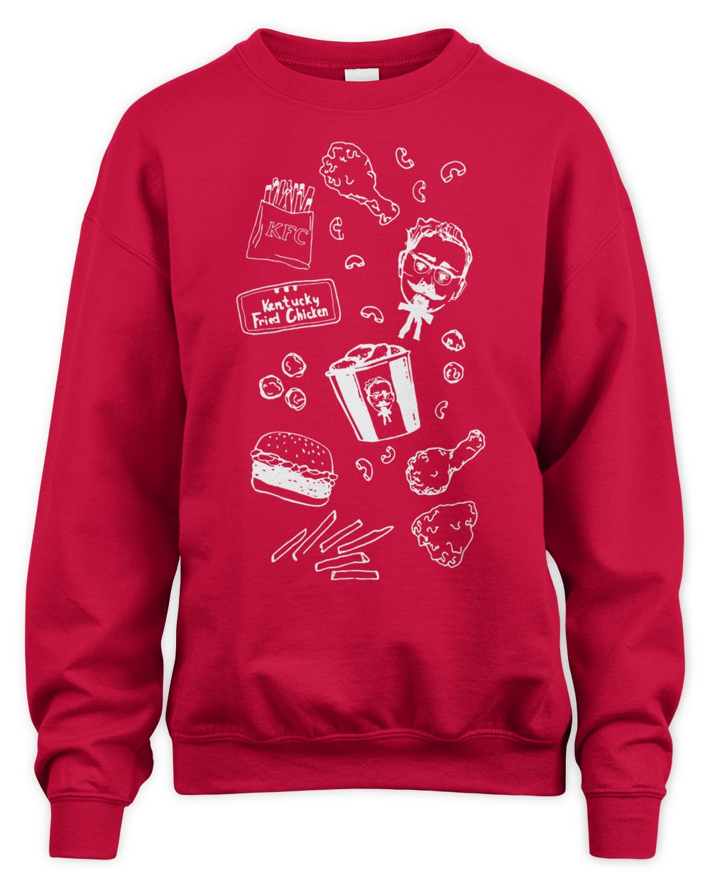Kfc Merch Chicken Scribble Shirt