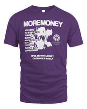 More Money More Love Apparel Lilac Shirt