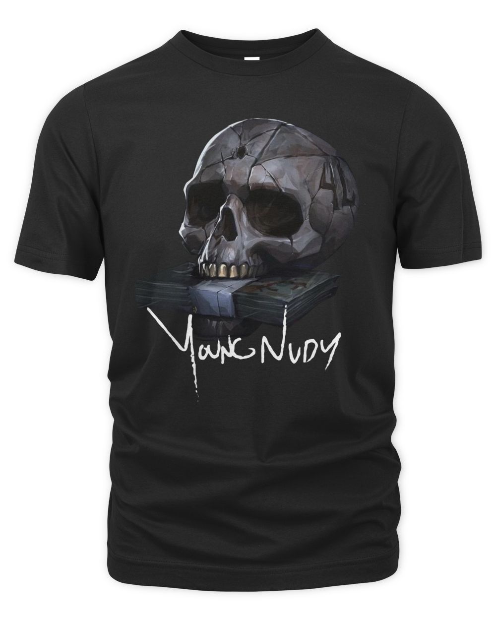 Young Nudy Merch Rich Shooter Skull Shirt