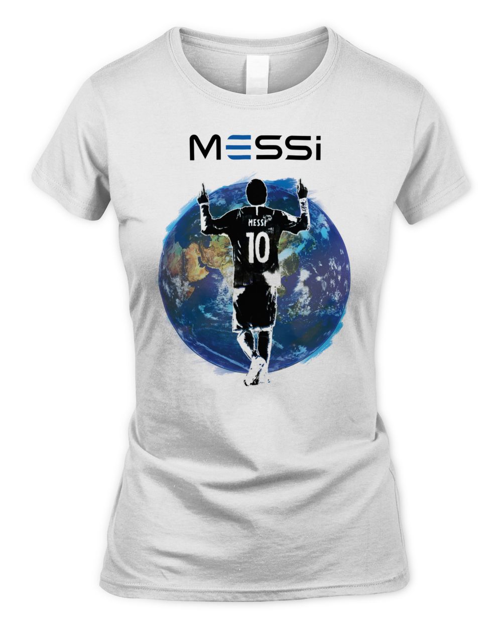 Messi Merch World Messi Silhouette Shirt