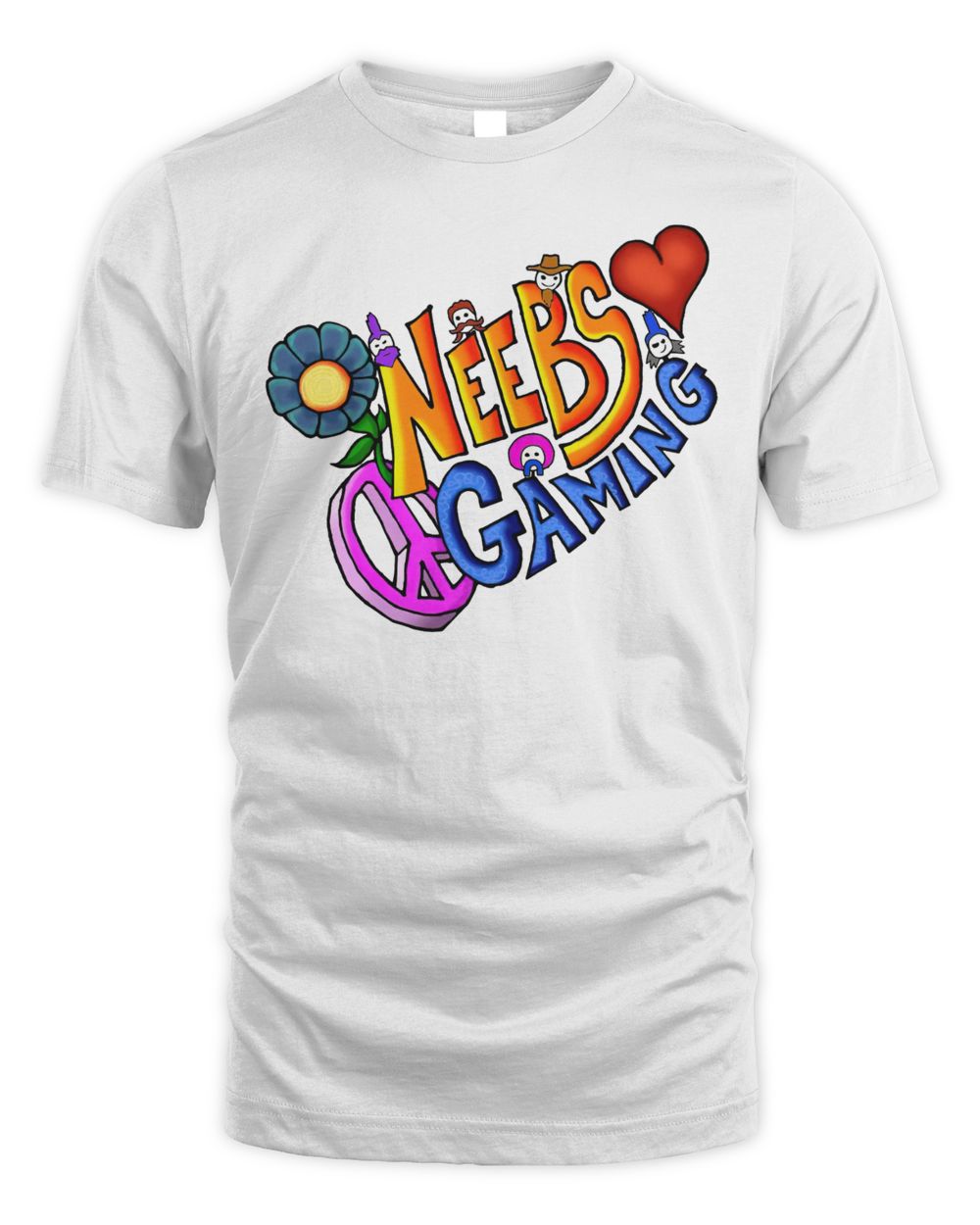 Neebs Gaming Merch Peace, Love, and Neebs Gaming Shirt