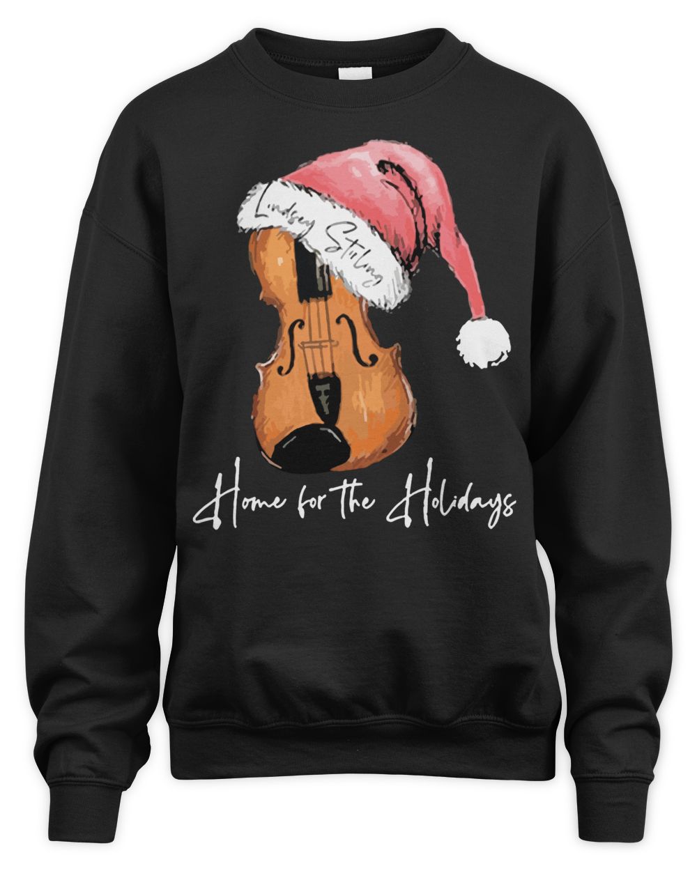 Lindsey Stirling Merch Santa Hat Violin Shirt