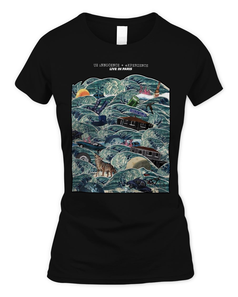 U2 Merchandise IE Waves Shirt