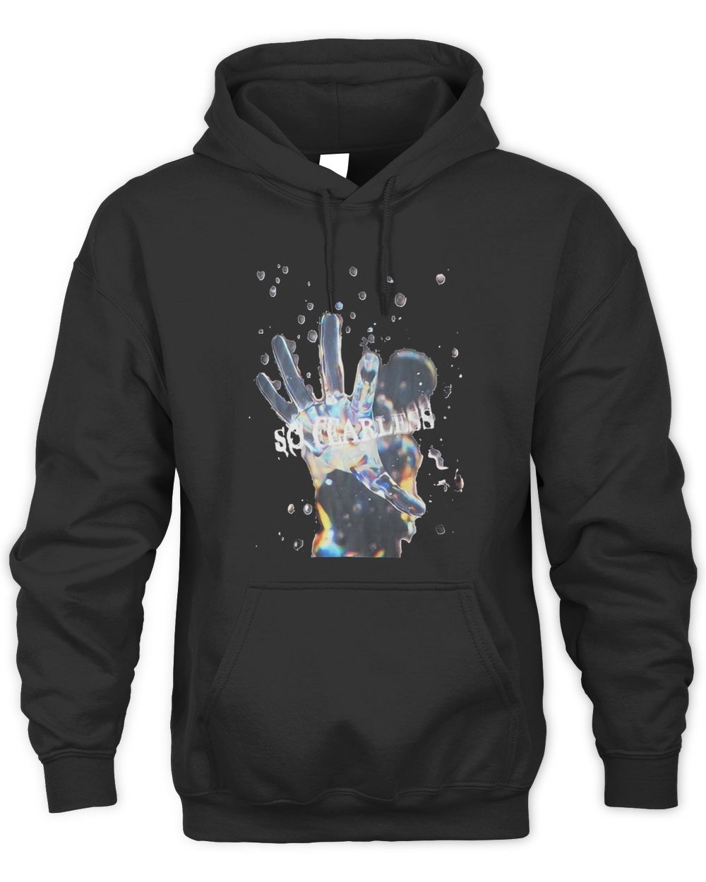 Techwear On Clothing Hole Glass Man Chain Shirt