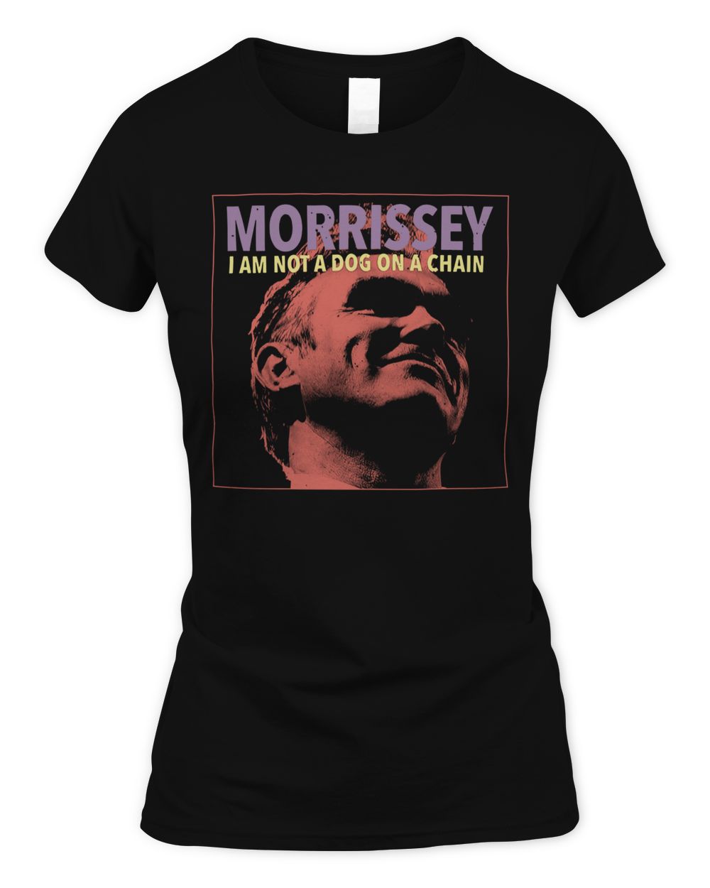 Morrissey Merch I Am Not a Dog on a Chain Album Shirt
