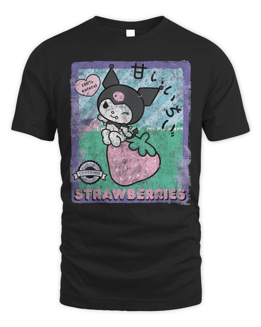 Kuromi Strawberry Picking Strawberries Farm Shirt