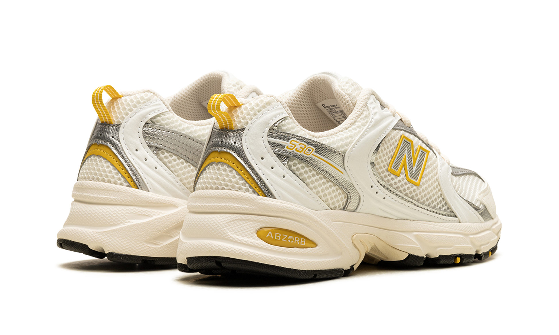 530 "Sea salt / white / ginger lemon / silver metallic" MR530SY