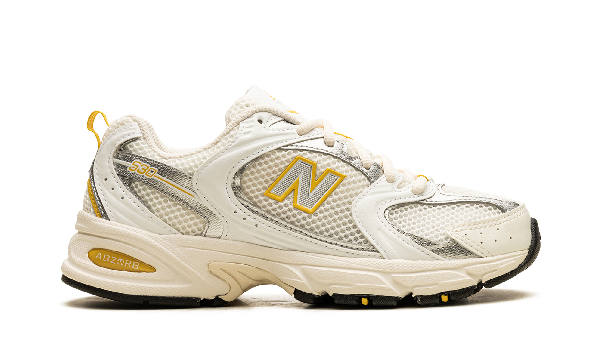 530 "Sea salt / white / ginger lemon / silver metallic" MR530SY