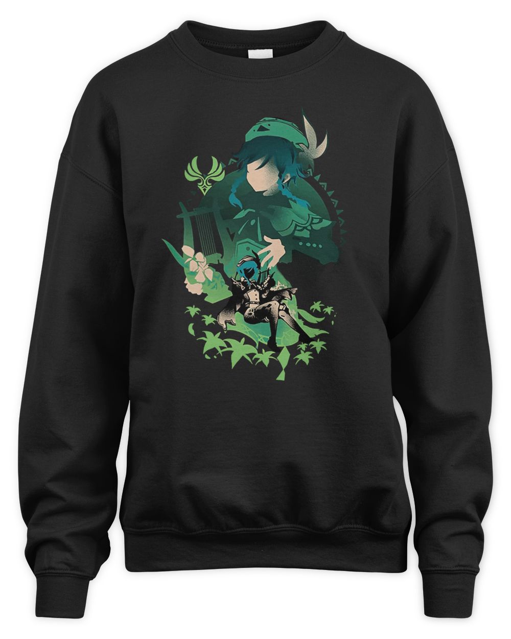Vshojo Merch Green Bard Shirt