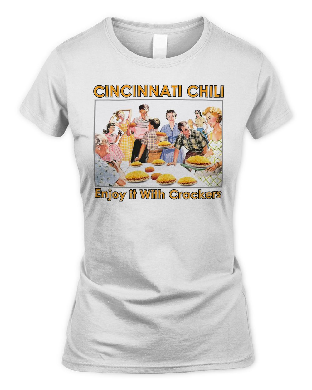 Cincy Shirts Cincinnati Chili Enjoy It With Crackers Shirt