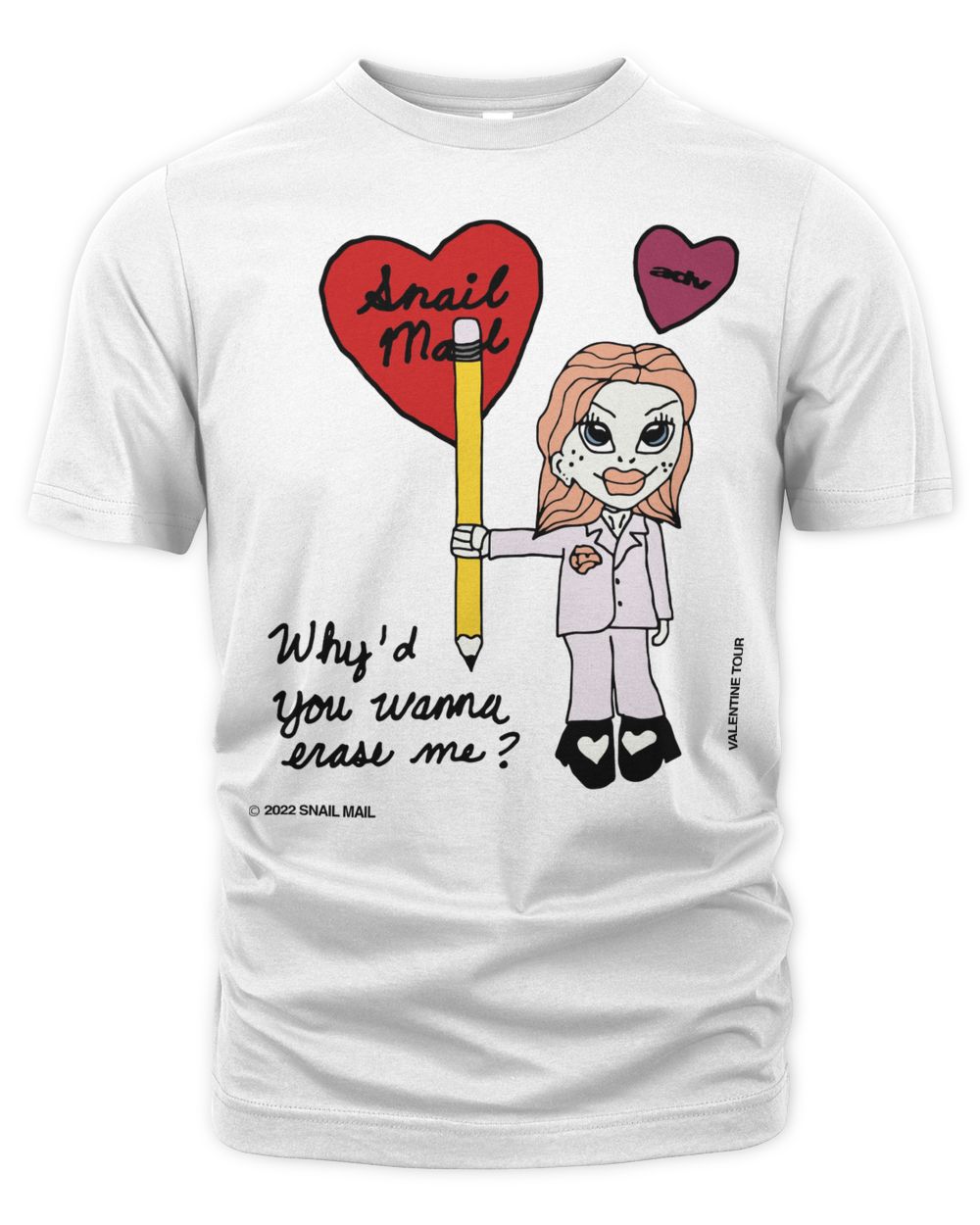 Snail Mail Merch Erase Me Shirt