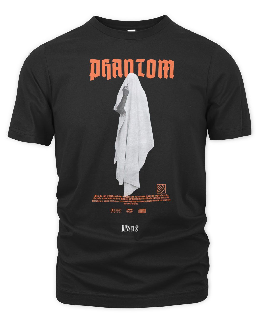 Techwear On Clothing Middle Finger Ghost Shirt