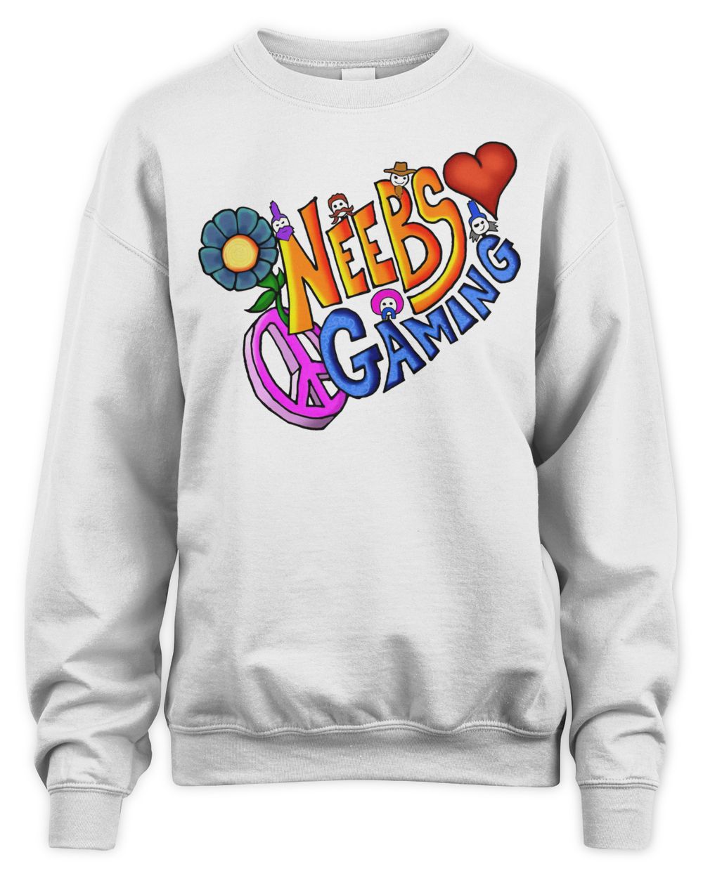 Neebs Gaming Merch Peace, Love, and Neebs Gaming Shirt