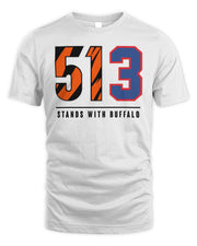 Damar Hamlin 513 Stands With Buffalo Shirt