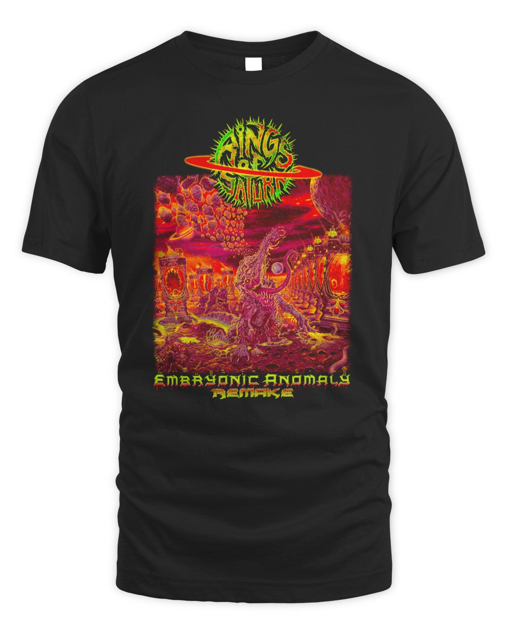 Rings Of Saturn Merch Embryonic Anomaly Remake Variant T-Shirt