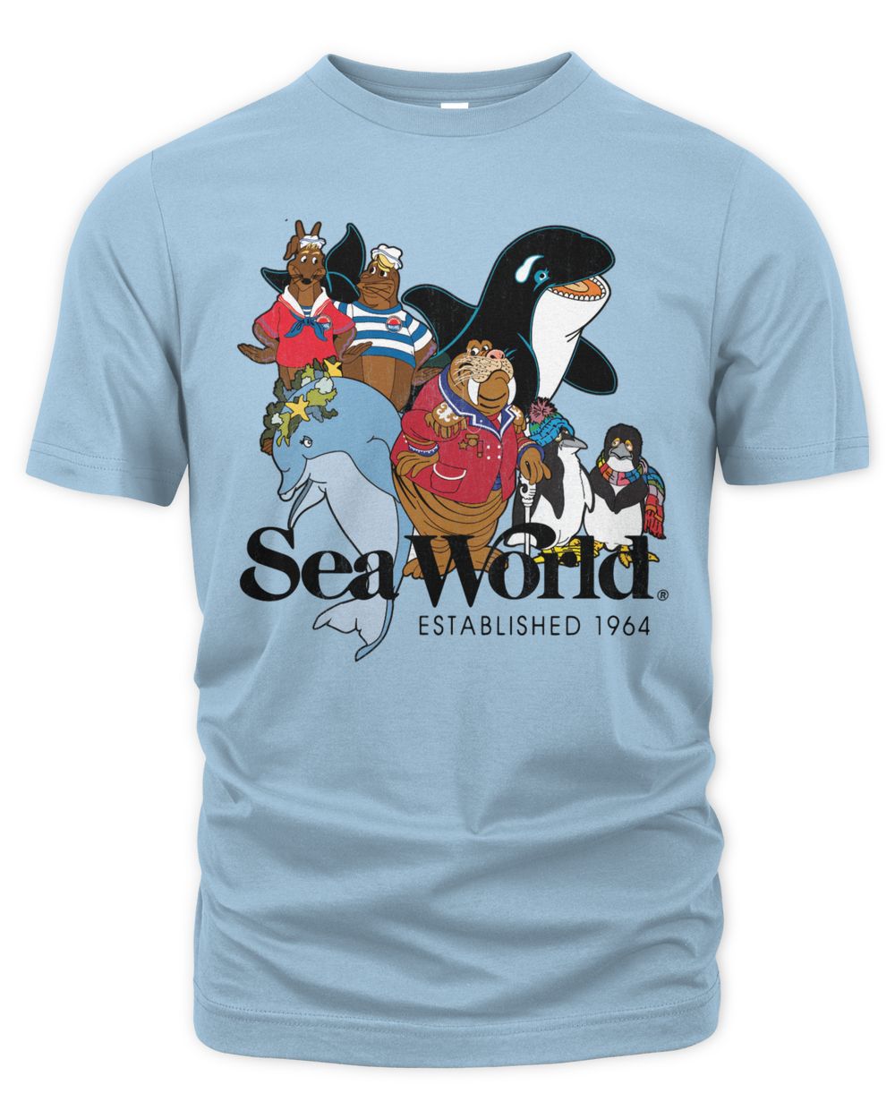 Sea World Parks Clothing Seaworld Retro Friends Shirt