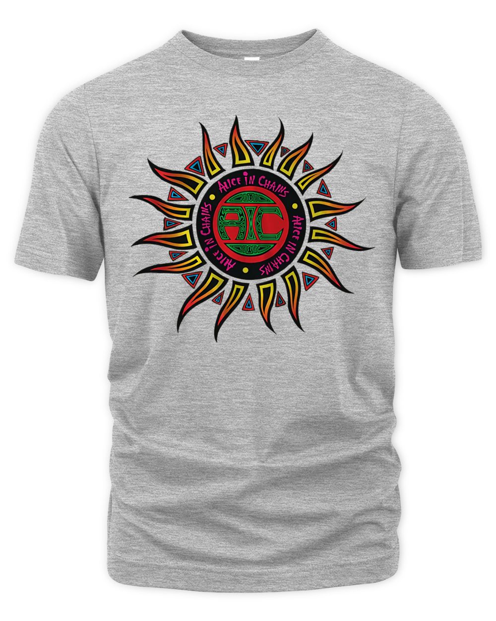Alice in Chains Merch Sun Logo Shirt