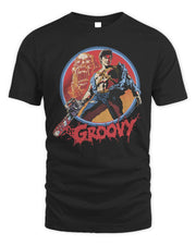 Steven Rhodes Merchandise Groovy Army Of Darkness Shirt