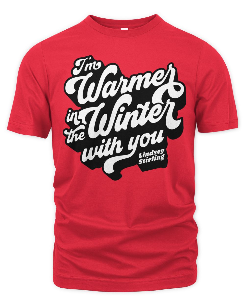Lindsey Stirling Merch Retro Warmer Script Shirt