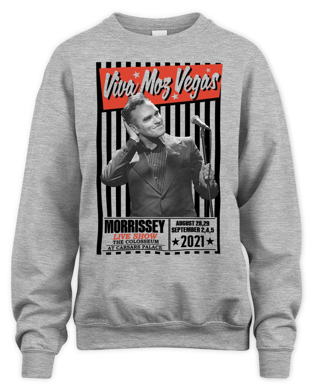 Morrissey Merch Viva Moz Vegas Shirt