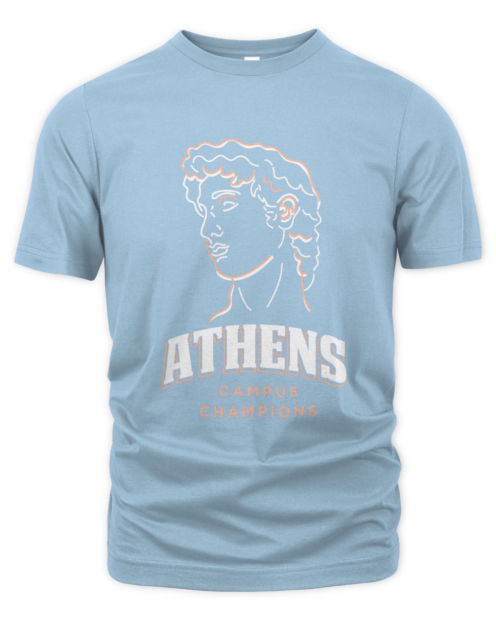 Asos Clothing Athens Campus Champions Line Drawing Shirt